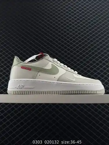 Nivel de empresa Nike Air Force 1 Bajo Año de la Serpiente Cómodo Versátil Antideslizante Resistente