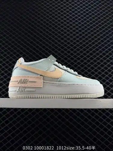 Nike WMNS Air Force 1 Shadow un nuevo diseño deconstruccionista para niñas macaron Air Force One zap