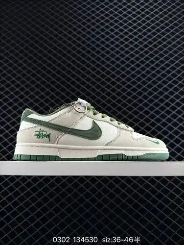 Versión personalizada Nike SB Dunk Bajo x Supremo Blanco Gris Gancho Puro Fabricante original altame