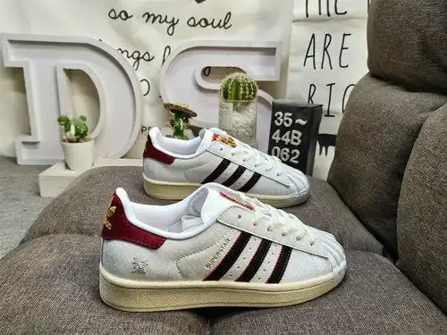 062D Adidas Three Leaf Clover Originals Superstar JR36 Shell Head Clásico versátil zapatos deportivo