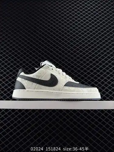 NIKE COURT VISION LO zapatos de tabla deportivos de corte bajo versátiles y transpirables combinan c