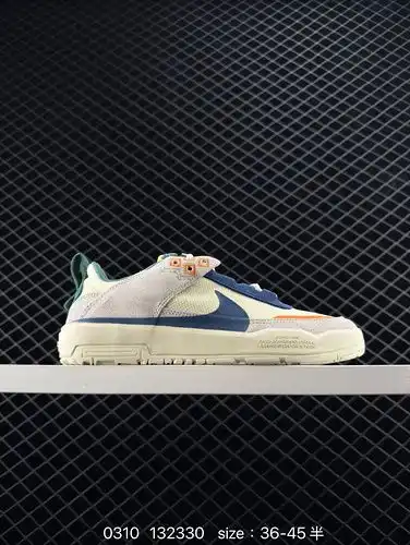 Nike SB DAY ONE Moda clásica Nike antideslizante Zapatos de tabla de corte bajo Blanco Azul Tamaño 3