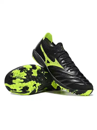 Llegó 3945 Mizuno Mizuno de punto de hierba clavado zapatos de fútbol Morelia NEO SALA β TF3945