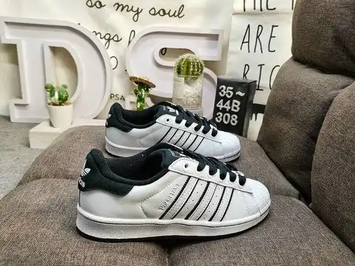 308D Adidas Three Leaf Clover Originals Superstar JH5469 Shell Head Clásico versátil de ocio zapatos