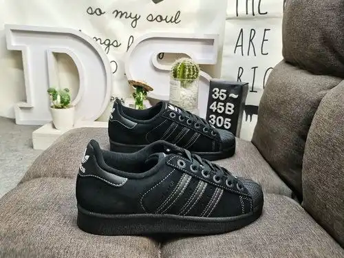 305D Adidas Three Leaf Clover Originals Superstar JH54 Shell Head Clásico versátil zapatos deportivo