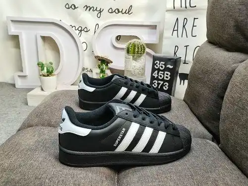 373D Adidas Three Leaf Clover Originals Superstar JH9977 Shell Head Clásico versátil zapatos deporti