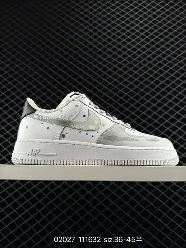 El nivel de la empresa Nike Air Force 1 quot07 Air Force One zapato de tabla deportiva casual versát