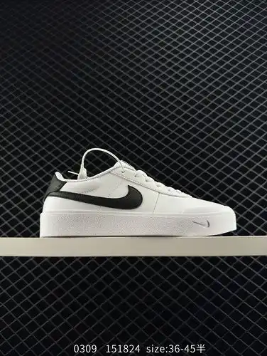 Nike Court SHOT de moda versátil antideslizante resistente al desgaste zapatos de la junta superior 