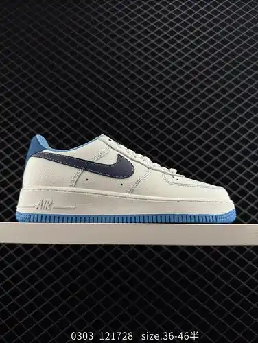 Nike Air Force 107 Air Force One zapatos deportivos casuales versátiles de alta parte baja El rendim