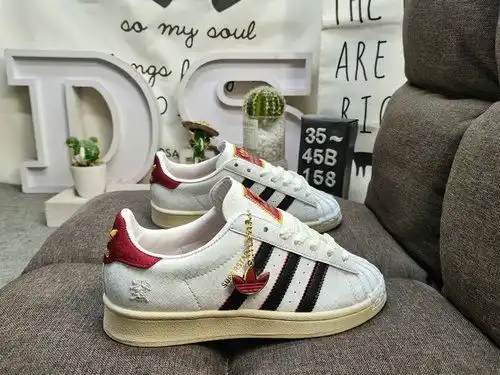 158d Adidas Shamrock Prairie crea una superestrella jr36 cabeza de Concha zapatillas deportivas de o