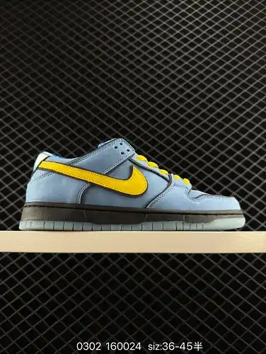 Las niñas Powerpuff x NK SB Dunk Niña voladora baja Policía Co marca Cabello verde Nuevo terminal de