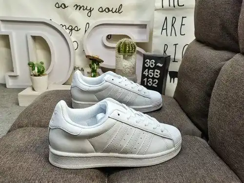 132D Adidas Three Leaf Clover Originals Superstar Shell Head Clásico versátil casual zapatos deporti