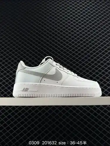 Tema de anime personalizado oficialmente popular Nike Air Force 1 Low 07 gancho negro gradual Fuerza