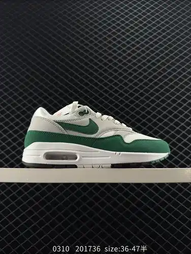 1 División St x Nike Air Max 1 quotUniversidad de Oregón Remastered Blanco Verde Puro Versión Origin