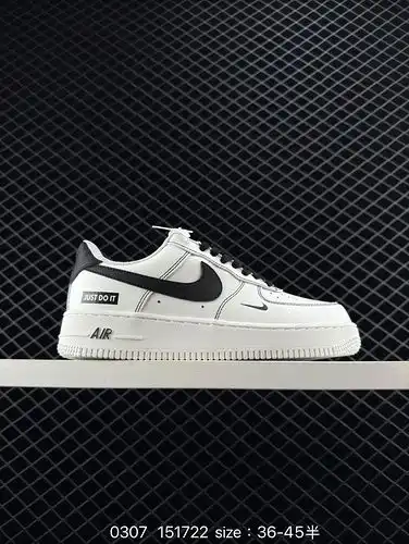 Nike Air Force 1 dibujado a mano clásico sencillo de moda y de moda antideslizante y resistente al d