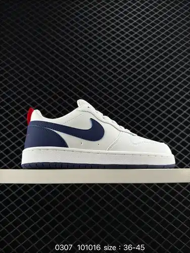 El zapato Nike Court Borough LOW BG de la parte baja versátil transpirable de la tabla deportiva cue