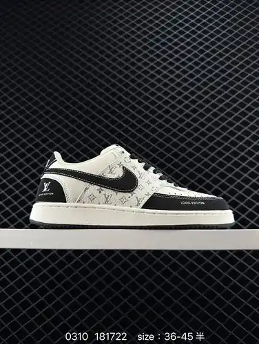 El auténtico tamaño medio Little Air Force segunda generación Nike Court Borough Low 2 FP Little Air