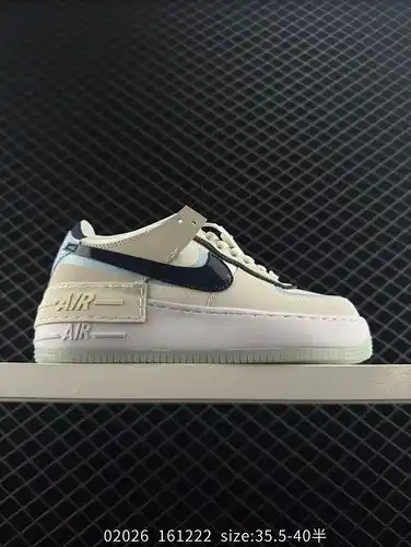 La colección Air Force Macaron Jelly Nike Air Force 1 Shadow af1 deconstrucción empalma Air Force On