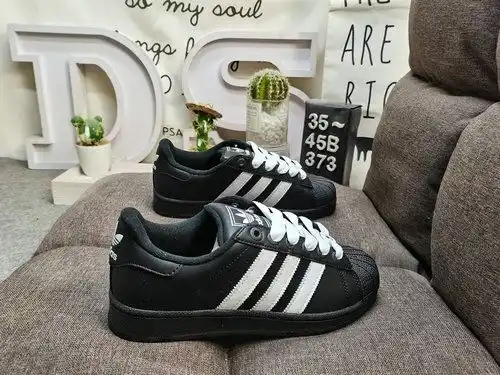 373D Adidas Three Leaf Clover Originals Superstar JI3538 Shell Head Clásico versátil zapatos deporti