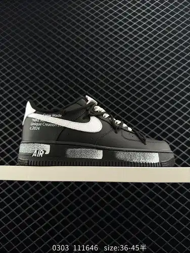 NIKE AIR FORCE 107 Original Último Cartón Original Creando Versión de la Fuerza Aérea de corte bajo 