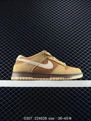 Zapatos Nike Dunk LOW suaves cómodos antideslizantes para hombres y mujeres marrón número de artícul