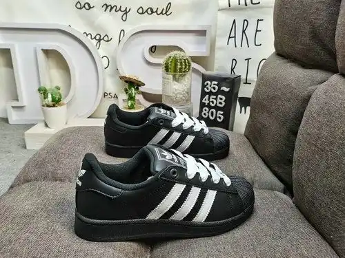 5D Adidas Three Leaf Clover Originals Superstar JI3538 Shell Head Clásico versátil de ocio zapatos d