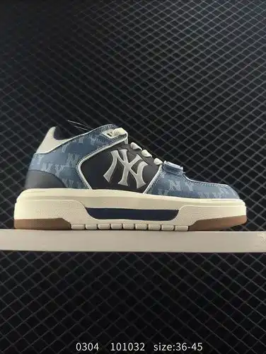Original MLB Chunky Liner Denim Basic New York Yankees Alto grueso fondo casual Número de artículo 3