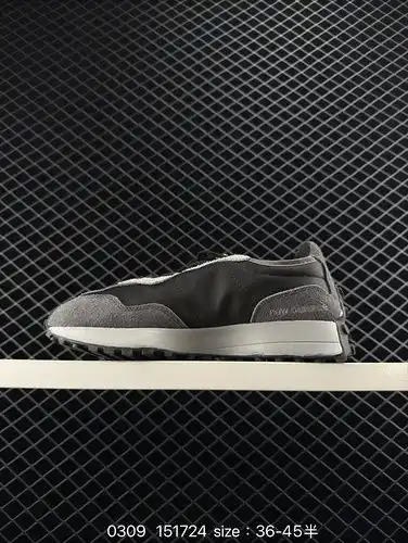 La versión corporativa de New Balance ms327 de las zapatillas de correr casuales retro, perfectament