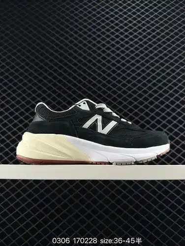 Loro Piana x New Balance 990 V6 Número de artículo U990LO6U990LP6 NB Co marca Negro y blanco Tamaño 