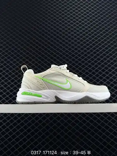 The Nike Air Monarch IV M2K Tekno retro and trendy dad shoes are made of high-quality leather, with 