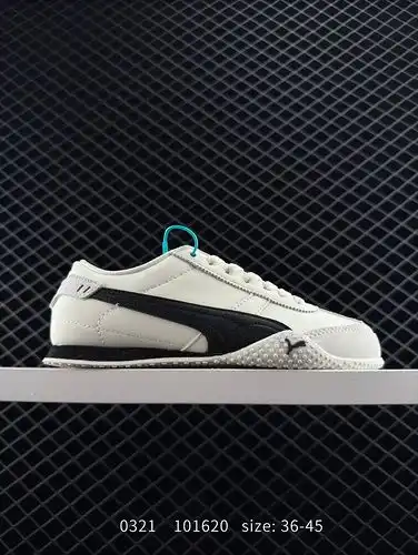 Puma UT Silver Puma Roman Amor Series Retro Sports and Leisure Racing Shoes una marca deportiva de r