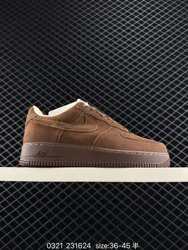 Nike Air Force 1 Low AF1 Little White Shoe with Low Top, Versatile Thick Bottom, Height Increasing C