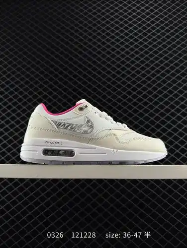 The Nike Air Max 1 is a shock-absorbing and durable sports shoe with an air cushion. The shoe body m