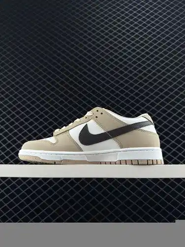 Nike Dunk Low Soft, Comfortable, Non Slip, Wear resistant Low Top Board Shoes for Men, Ash Black Ite
