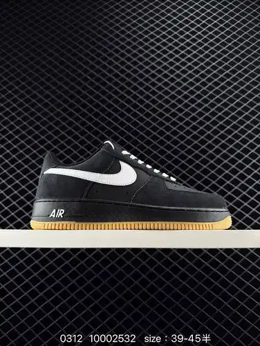 Nike Air Force 1 Low SK8 "Black Gum" Comfortable, Versatile, Anti slip, Wear resistant Low
