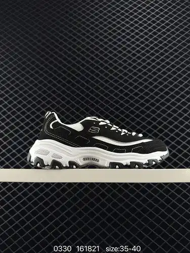 SKECHERSSkechers zapatos para mujer están hechos de cuero de vaca resistente al desgaste empalme tel