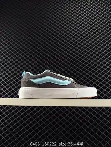 Vans Knu Skool oficial edición limitada retro casual zapatos de pan gordo con versión grasa gran log