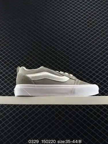Vans Knu Skool VR3 LX zapato de pan de cuero superior Kanpur Julian serie baja superior retro vulcan