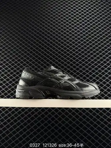 Asics Gel1 cómodos y de moda zapatos de carrera de cuero sintético bajo negro carbono Número de artí