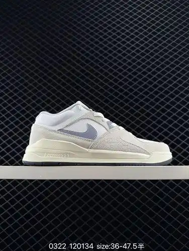 The company level Nike Jordan Stadium 90 white and blue Jordan 90s stadium series low cut retro spor