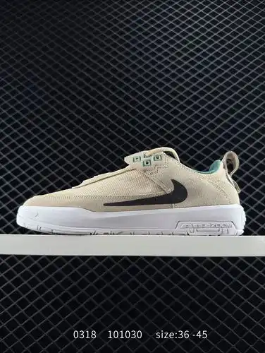 The Nike SB Day One FN4210-301 low cut casual board shoe is equipped with Air Zoom cushioning air cu