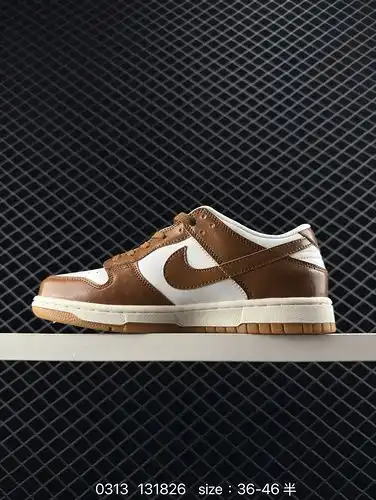 ✅ Nike Dunk Low LX WMNS " Brown Ostrich"   Presented with a white leather base and