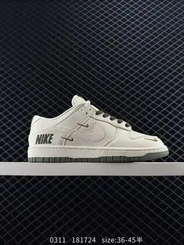 Louis Vuitton x Nike Dunk SB Low Louis Vuitton x Nike SB Low cut LV co branded beige blue shoes with