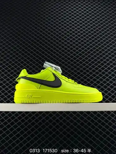 Nike/Nike Air Force Big Hook Men's and Women's Shoes with half size real logo, original last paper v