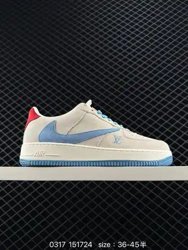 Nike Air Force 1 Low LV Louis Vuitton co branded Air Force One low top versatile casual sports board