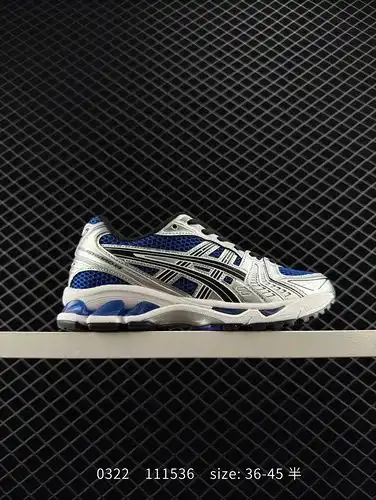 1 nivel de la empresa ASICS GELKAYANO 14 Retro Single Piece Arthurs Series ligero acolchado deportiv