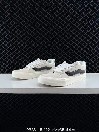 Vans Knu Skool versátil casual antideslizante zapatos de la tabla superior baja para hombres y mujer
