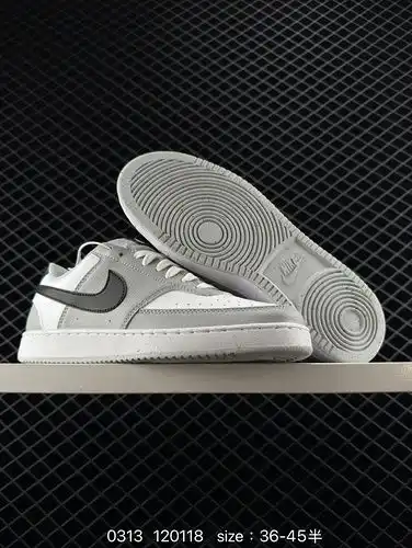90 Nike Court Vision Fashionable, Comfortable, Anti slip, Wear resistant Low cut Board Shoes for Men