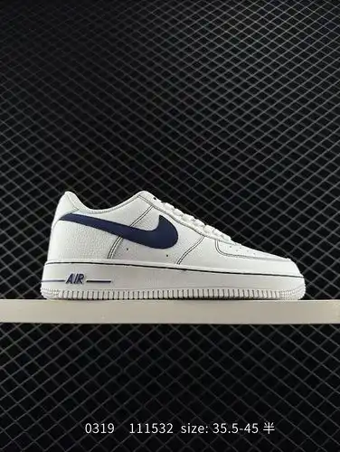 company level ✅ Nike Air Force 1 Low White and Blue Original Last, Original Paperboard, Creating Aut