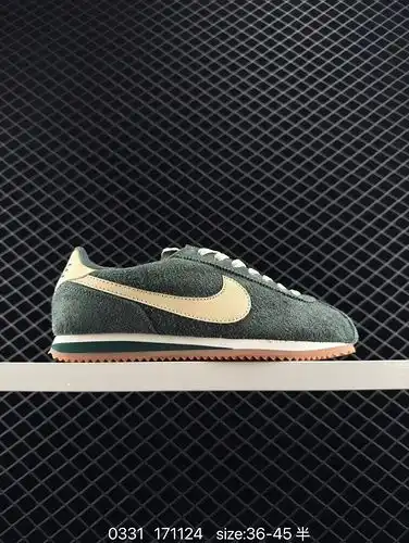 NIKE CLASS CORTEZ NYLON PREN new color scheme classic Forrest Gump casual running shoes pure and per